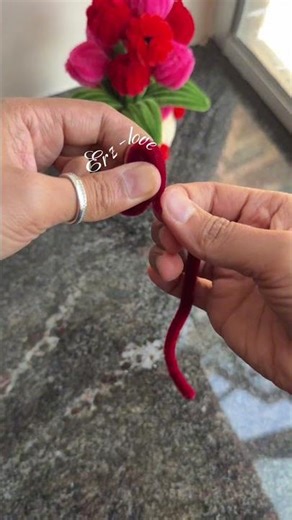 Fuzzy wire heart ❤️🥰 #Fuzzywirecraft #fuzzywire #crafts #diy