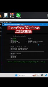 99K views · 894 reactions | Windows 犯 Activation free  Use Powershell command #education #viralreelsシ #windows #PowerShell | Argcyberskill Hub | Facebook