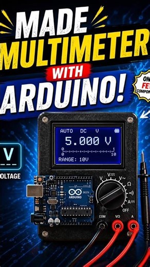 Arduino Multimeter #artificialintelligence #coding #arduino #shorts #ai #robotics #technology #tech