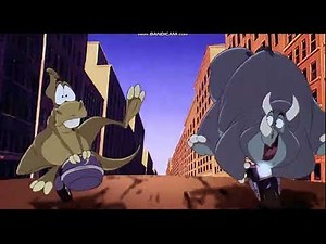We're Back! A Dinosaur's Story 1993 They hade to Run Away from The Public of New York City.