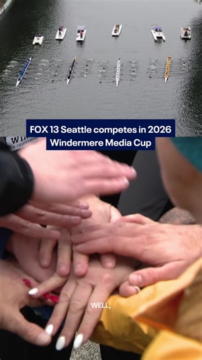 Ahead of Washington Rowing competing against teams across the world in the Windermere Cup, Seattle’s four TV news stations competed in the Media Cup on Tuesday.