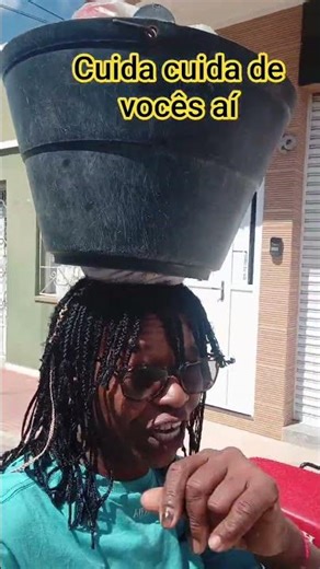 e vocês quem lembra quando andar com pote na cabeça #humor
