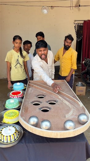 Interesting here in this Challenge Drop ball take Cake 🎂 347 #funny #shorts