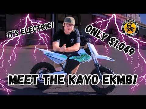 Electric Mini MX for $1,049! Meet the Kayo EKMB!