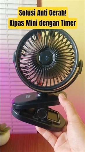 Kipas Angin Paling Canggih! Goojodoq dengan Fitur LED Cantik, Timer Praktis, dan Baterai Tahan Lama