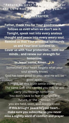 #nightprayer #goodnight #bibleverse #faith #jesuslovesyou #encouragement #thankyougod #amen