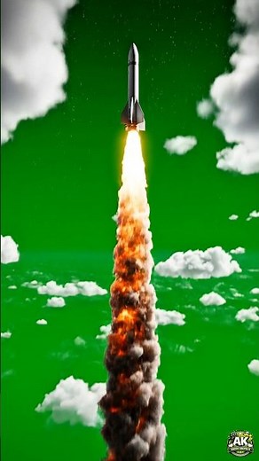 Missile Launch Explosion VFX | Green Screen Rocket Blast Animation 4K #rocketvfx