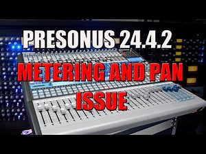 How to repair Presonus Studiolive 24.4.2 ( Intermittent Pan, frequency and Gain Issue)