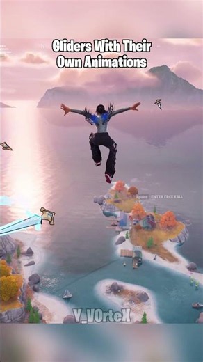 Gliders With Their Own Animations🤩 #fortnite #fortniteshorts #fortniteclips #gaming #shorts