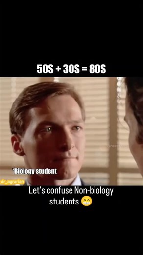 🌾🌾Dr.Agrarian🌾🌾 | The size of ribosomes is expressed in Svedberg units (S), which indicate their sedimentation coefficient during ultracentrifugation. What... | Instagram