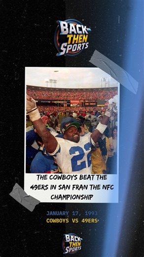 Back Then Sports | January 17th, 1993: The Dallas Cowboys beat the San Francisco 49ers in the NFC Championship Game . . #nfl #nflplayoffs #dallascowboys... | Instagram