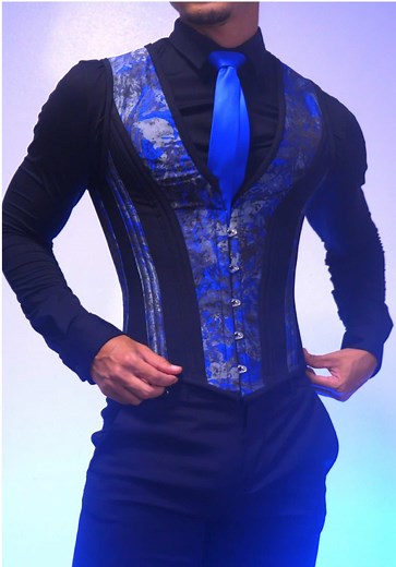 Corset Vest💙 #mensfashion #corset