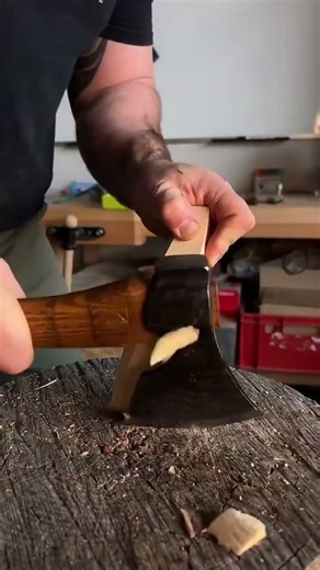 Perfect Wood Grain Split with Simple Tools