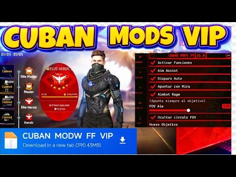 MOD MENU CUBAN MODS FF VIP GRÁTIS E ATUALIZADO 🔰 MOD MENU FREE FIRE CUBAN MODS SAFE 🔰 CUBAN MODS FF