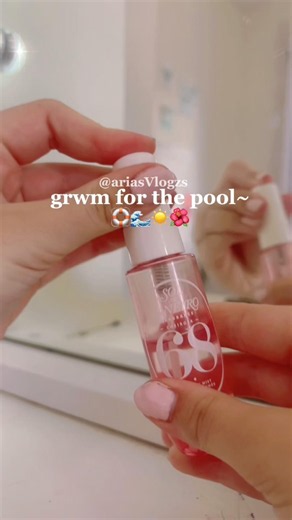 q: what do you do at the pool?🌊 // grwm for the pool!! ~ 3 more days till my trip!!🌊🌺🎀☀️