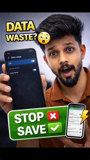 👉 Data Fast Khatam? Ye Setting ON Karo 🔥📱#androidtips