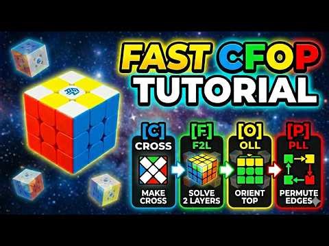 How to do the CFOP method on the rubik's cube (OLL only with 2 algs) :) #rubikscube