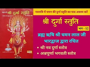 Durga Stuti Full By Chaman Lal Bhardwaj ji | Shri Nav Durga Stotra | Annapurna Bhagwati Stotra