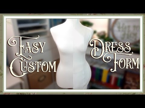 How to Pad a Dress Form | No Sewing! No Duct Tape! No Problem!