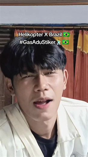 Gas Adu Stiker Fav kalian Helikopter X Brazil
