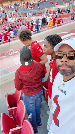 1.5K views · 77 reactions | Pulled up to Ray Jay with the whole squad — my wife, my sons, my nephew, and my mother-in-law. Family + football = perfect day. ‍☠️ #BucsNation | Michael Smith Jr. | Facebook