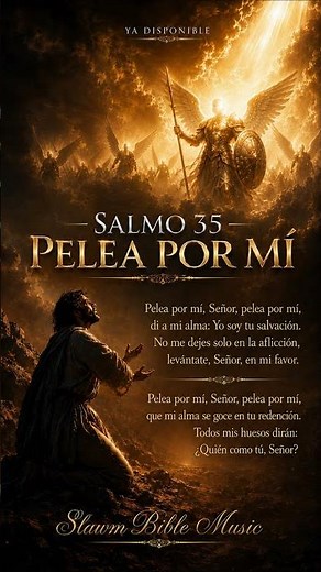 Dios pelea por mí | Salmo 35 🙏 #bibliacantada#salmo35 #diospeleapormi #diospeleaporti #amor