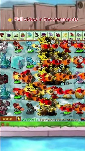 Ice-shroom + Doom-shroom Combo | How to Kill Gargantuar Instantly | Plants vs Zombies #pvz
