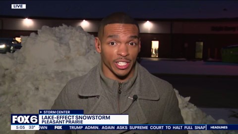 Lake-effect snow hits Racine, Kenosha Counties