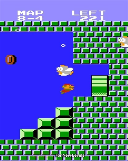 NES Super Mario Bros World 8-4 Shortcut Tutorial | Retro Gaming #games #mario