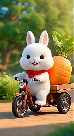 Bunny Cooks a Carrot Feast! 🥕🔥 | Rabbit Cartoon for Kids