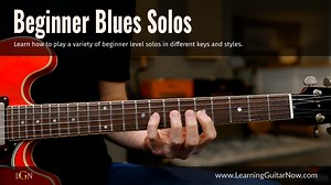 Beginner Slow Blues in C - Learning Guitar Now
