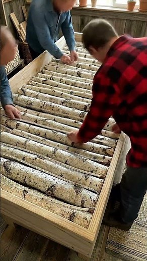 Building a GLOWING Birch Log Epoxy Table! 🪵✨