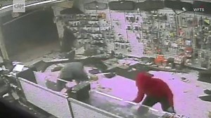 CAUGHT ON TAPE: A truck crashed into a gun store in Florida and the thieves were in and out in 31 seconds. | HLN