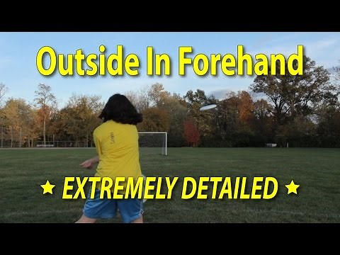 Advanced Ultimate Frisbee Throws: Outside In Forehand