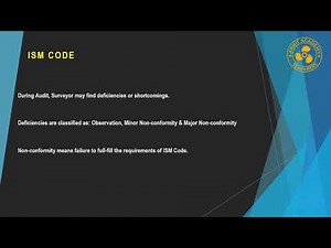 What is ISM Code, Purpose, Requirement & Certifications