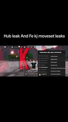 Roblox Fe kj script (not released Bypassed and Different animation is used)