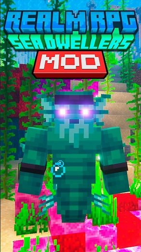 Minecraft 1.20.1: O novo mob do Minecraft!!! - Realm RPG: Sea DwellersMod [JAVA]