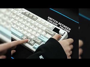 How to customize your YUNZII B75 PRO MAX's TFT screen? #customkeyboard #aesthetic