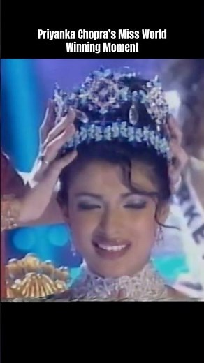 Priyanka Chopra’s Miss World 2000 Crowning Moment. #priyankachopra