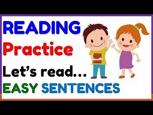 READING PRACTICE AT HOME LESSON 5 | Simple Sentences | Learn to Read Sentences