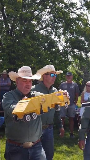 Vintage Tonka Toy Steel Belly Dump Truck Up For Auction #tonka #farm #auction #sale #publicauction