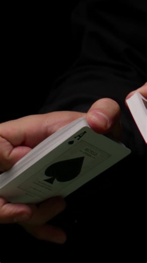 Shuffling a deck of playing cards - Free Stock Video