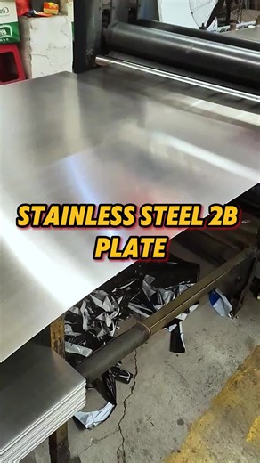 Choose our stainless steel 2B sheet for unparalleled quality and reliability. #StainlessSteel #QualityMaterials #StainlessSteelManufacturer #fyp