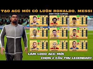 DLS 23 | Hướng dẫn tạo Acc mới có luôn Ronaldo, Messi, Haaland | Làm 1000 Acc mới đơn giản