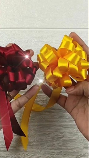 DIY making hamper ribbons is easy and simple #hamperribbons #ribbonbows