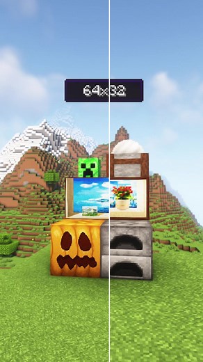 Minecraft Upgrade Comparison: 16x16 vs 32x32 vs 64x64