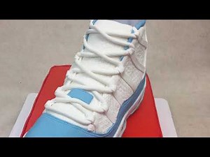 How to fondant Air Jordan Sneaker Cake