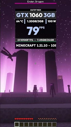 THIS MINECRAFT 1.21.10 SHADER IS BEAUTIFUL - GTX 1060 3GB #gaming #gtx1060 #minecraftshaders