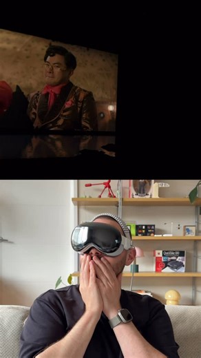 Brad Canning on Instagram: "Watching Wicked in the Apple Vision Pro is hands down the best way to see it 🫧🧹 #wicked #applevisionpro #apple"