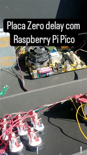 Placa Zero com Raspberry pico #eletroretrogame | Eletro RetroGame